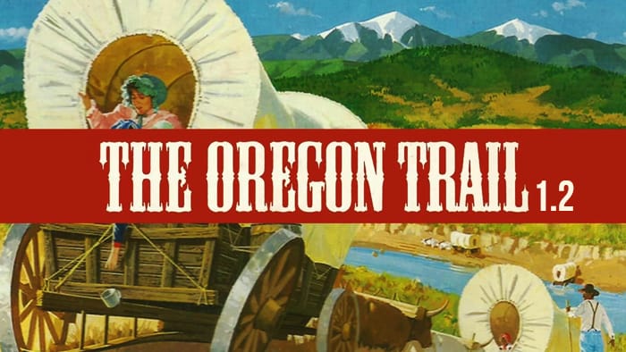 The Oregon Trail 1.2 DOS front cover