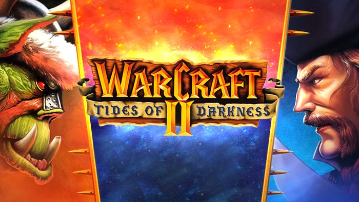 Warcraft II: גאות ושפל של חושך DOS כיסוי קדמי