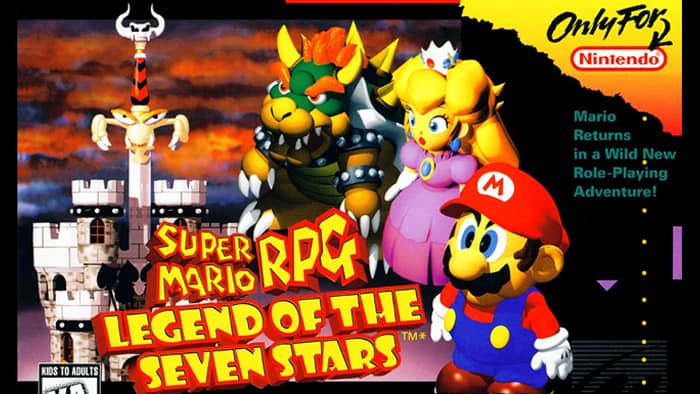 Super Mario RPG: Legend of the Seven Stars SNES front cover