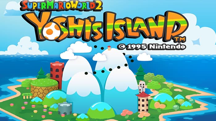 Super Mario World 2: Yoshi’s Island SNES front cover