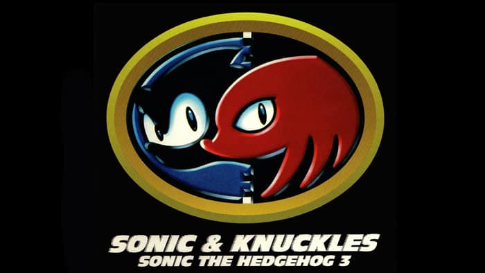 Sonic and Knuckles & Sonic 3 Sega Genesis front cover
