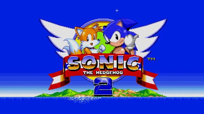 Sonic The Hedgehog 2 Sega Genesis front cover