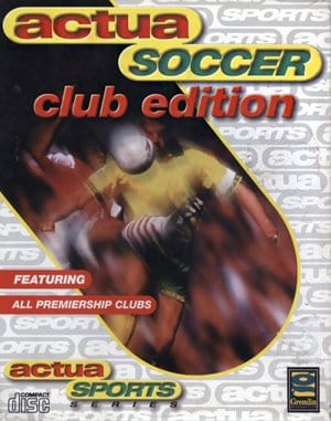 Actua Soccer: Club Edition DOS front cover