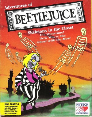 Adventures of Beetlejuice: Skeletons in the Closet DOS front cover