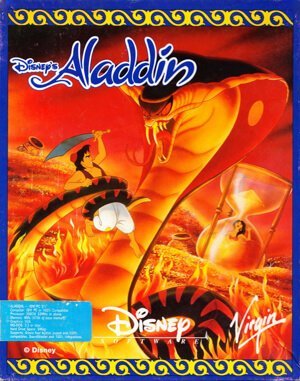 Disney’s Aladdin DOS front cover