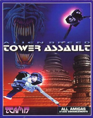 Alien Breed: Tower Assault DOS front cover