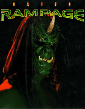 Alien Rampage DOS front cover