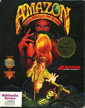 Amazon: Guardians of Eden DOS front cover