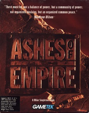 Ashes of Empire DOS front cover