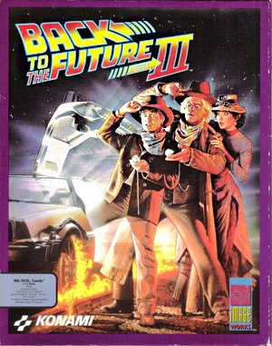 Back to the Future Part III DOS front cover