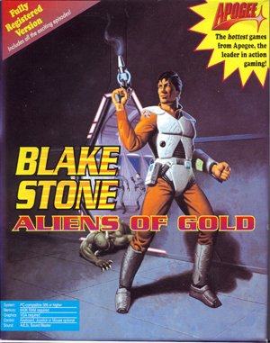Blake Stone: Aliens of Gold DOS front cover