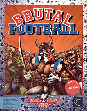 Brutal Sports Football DOS front cover