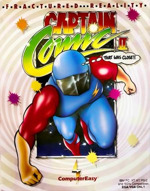 Captain Comic II: Fractured Reality DOS front cover