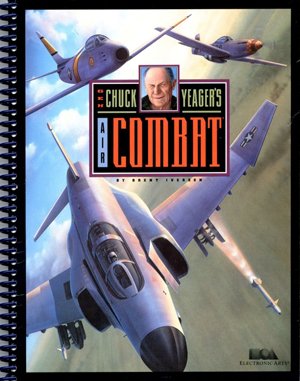 Chuck Yeager’s Air Combat DOS front cover