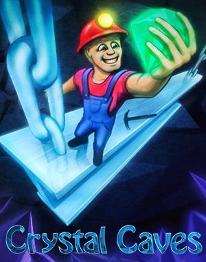 Crystal Caves DOS front cover