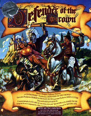Defender of the Crown DOS front cover