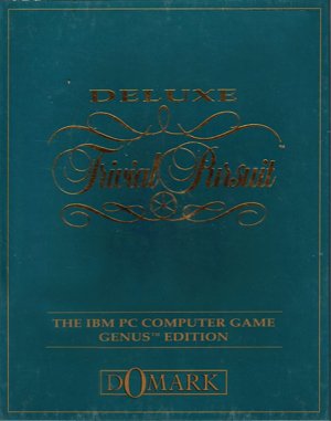 Deluxe Trivial Pursuit DOS front cover