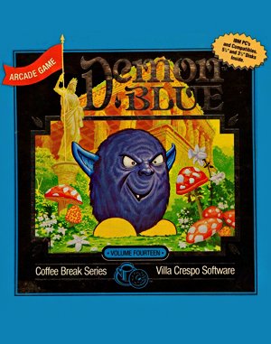Demon Blue DOS front cover
