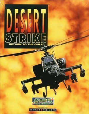 Desert Strike: Return to the Gulf DOS front cover