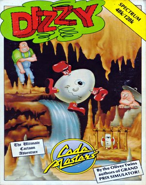 Dizzy The Ultimate Cartoon Adventure DOS front cover