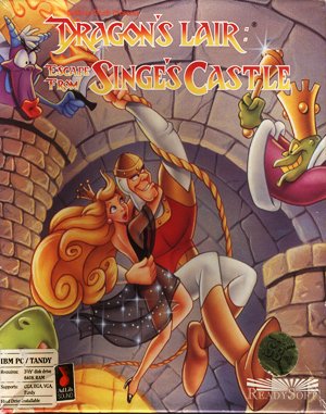 Dragon’s Lair: Escape from Singe’s Castle DOS front cover