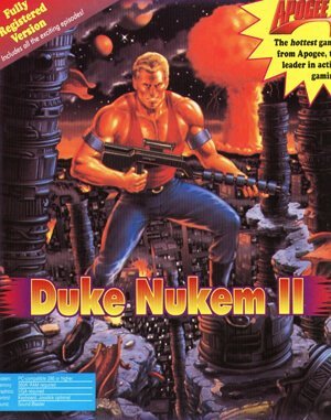 Duke Nukem II DOS front cover