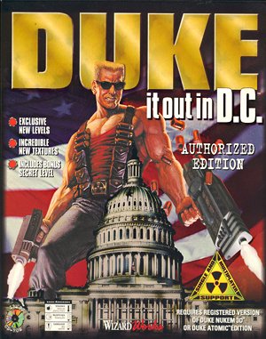 Duke it out in D.C. DOS front cover