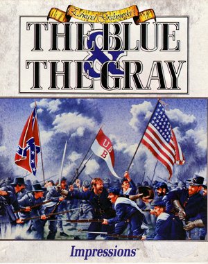 Edward Grabowski’s The Blue & The Gray DOS front cover