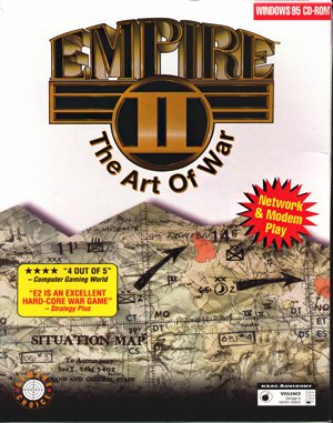 Empire II: The Art of War DOS front cover