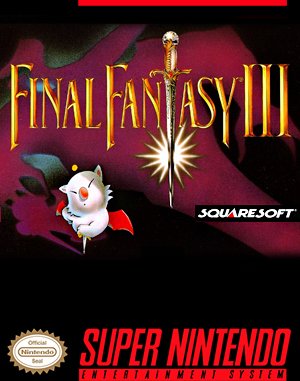 Final Fantasy III SNES front cover