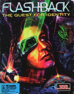 Flashback: The Quest for Identity DOS front cover