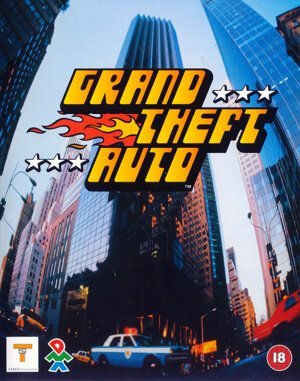 Grand Theft Auto DOS μπροστινό κάλυμμα