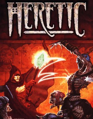 Heretic DOS front cover