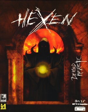 Hexen: Beyond Heretic DOS front cover