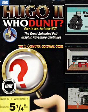 Hugo II: Whodunit? DOS front cover