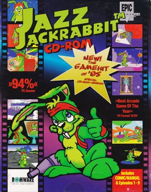 Jazz Jackrabbit CD-ROM DOS front cover