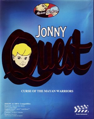 Jonny Quest: Curse of the Mayan Warriors DOS front cover
