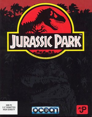 Jurassic Park DOS front cover