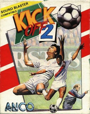 Kick Off 2 DOS front cover