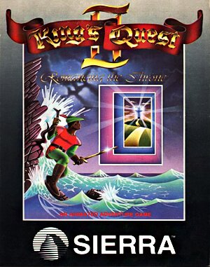 King’s Quest II: Romancing the Throne DOS front cover