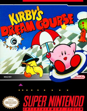 Kirby’s Dream Course SNES front cover