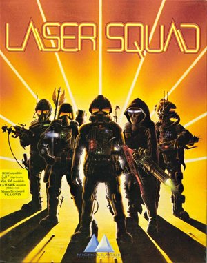 Laser Squad DOS front cover