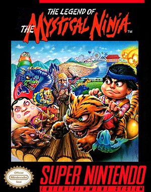 The Legend of the Mystical Ninja SNES front cover