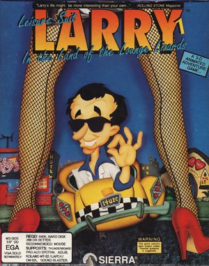 Leisure Suit Larry 1: In the Land of the Lounge Lizards VGA DOS front cover