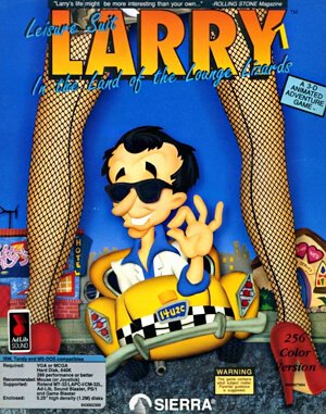 Leisure Suit Larry in the Land of the Lounge Lizards DOS front cover