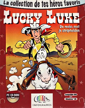 Lucky Luke DOS front cover