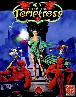 Lure of the Temptress DOS front cover