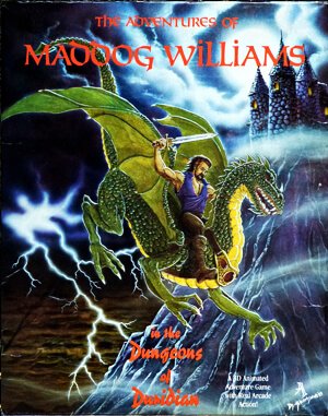 The Adventures of Maddog Williams in the Dungeons of Duridian DOS front cover
