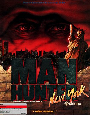 Manhunter: New York DOS front cover