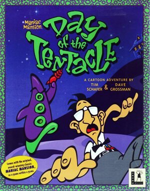 Maniac Mansion: Day of the Tentacle DOS front cover